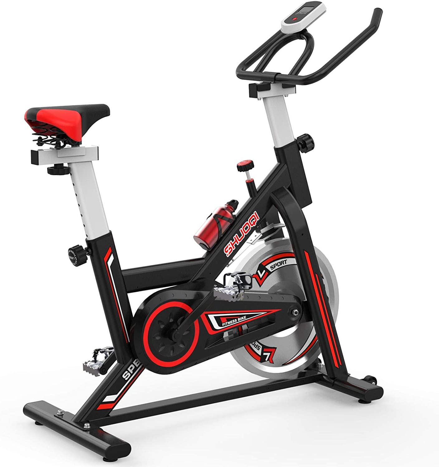 Cyclette Magnetica Professionale JK Fitness JK236 – Volano 9kg, 8 Livelli Resistenza, Computer LCD, Unisex